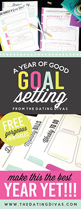 A year of goal setting printables