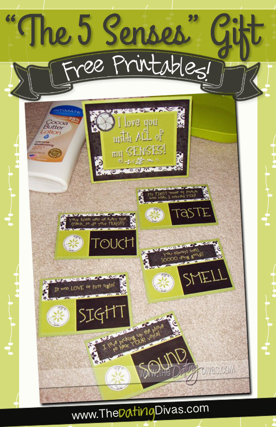 The FIVE Senses Gift Comes with Free Printable Tags Five senses