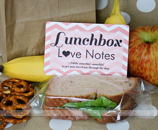 February Password Post Lunchbox love notes