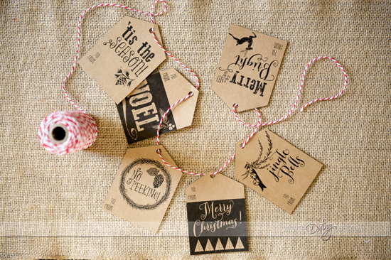 Rustic Christmas Gift Tag Printables