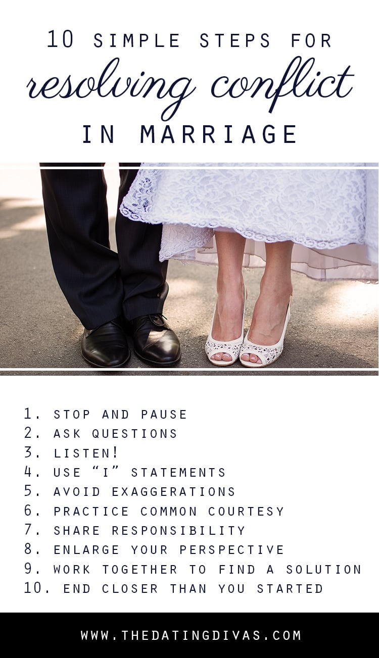 10 Simple Steps for Resolving Conflict in Marriage