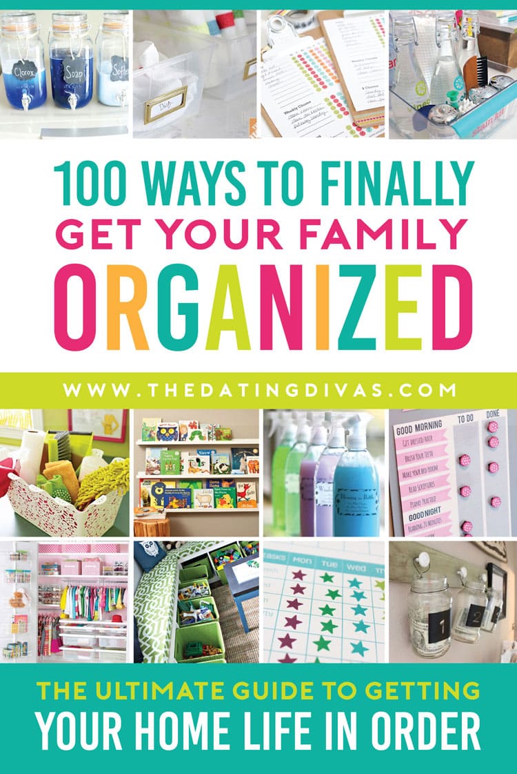 Top tips to help your family get organized! 