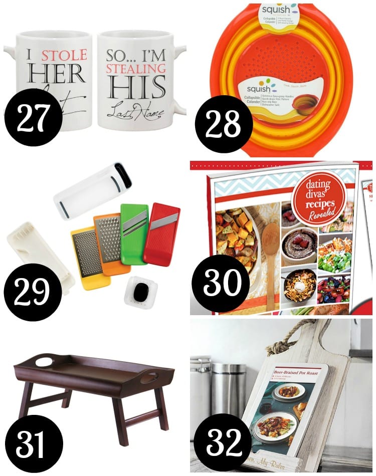 Kitchen supplies are essential to a new marriage - great gift ideas!