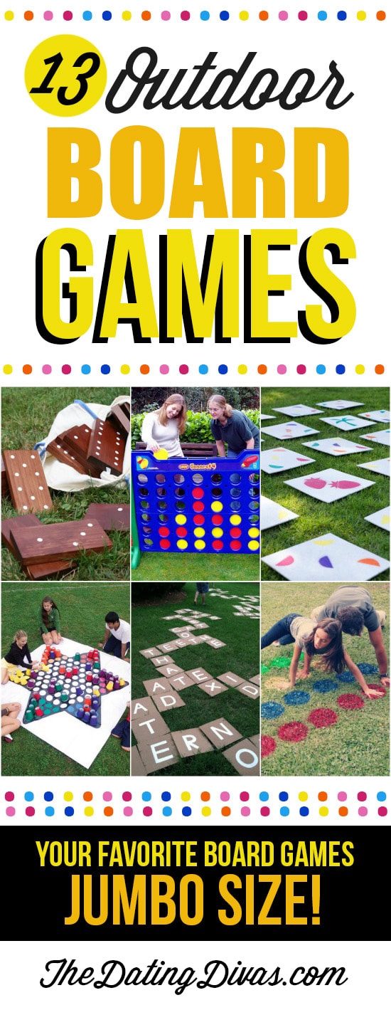 Fun Outdoor Board Games For Kids and Backyard Games