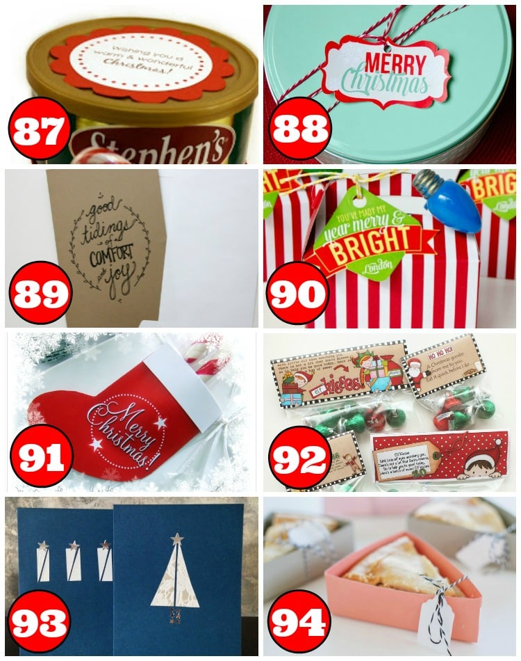 15 Christmas Cards, Tags, and Bags for Gifts