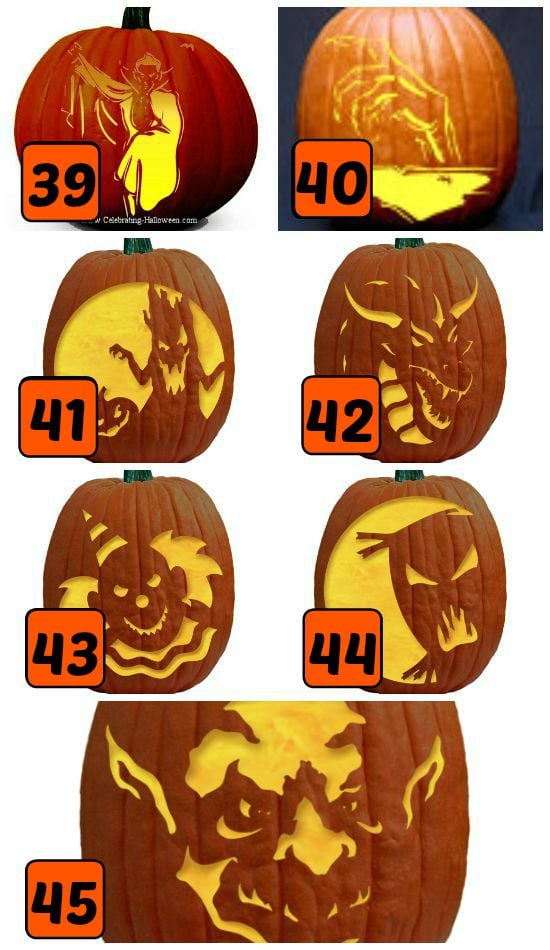 75 FREE Pumpkin Carving Patterns - from The Dating Divas