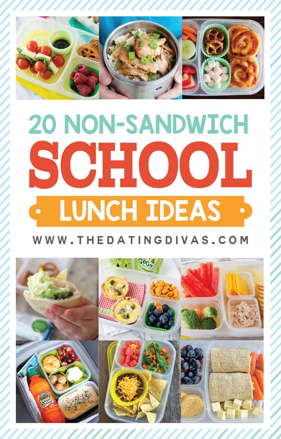 Easy School Lunch Ideas for Kids - From The Dating Divas