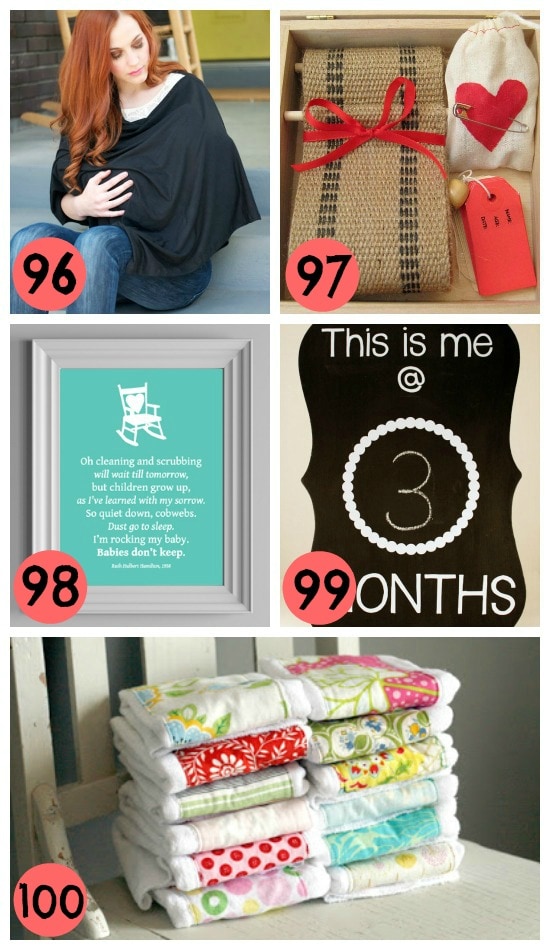 20- homemade gifts for new moms