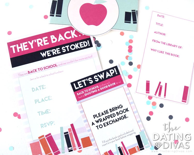 Back To School Party Invitation Set