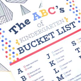 Made for you Kindergarten bucket lists for date night.