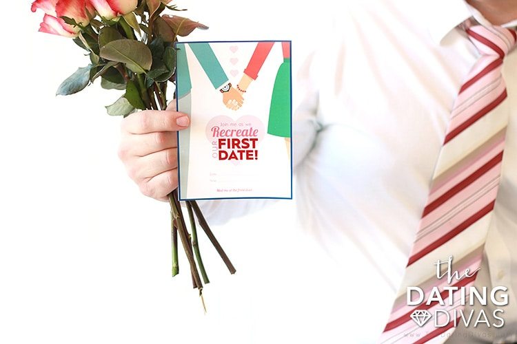 Recreate Your First Date with your Spouse Invite