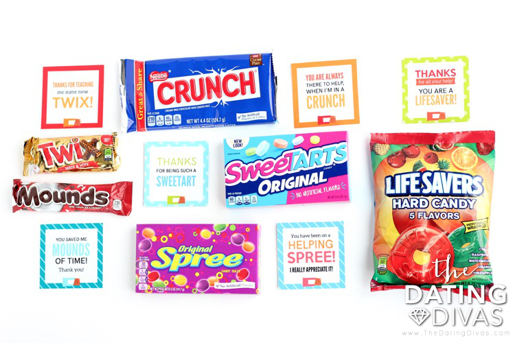 Candy Bar Sayings for Kids to Say Thank You