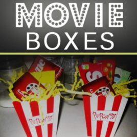 DIY MOvie Boxes gift idea for any occasion.