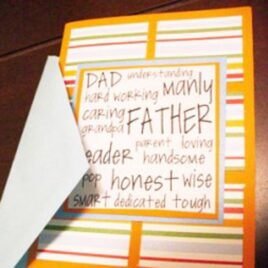 A Father's Day card tutorial he's going to love.