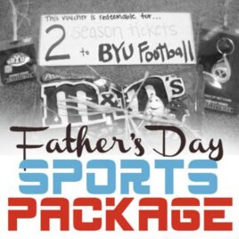 Father's Day sports package - a creative gift idea for him.