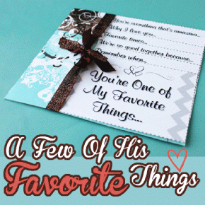 A few of his favorite things... date idea.