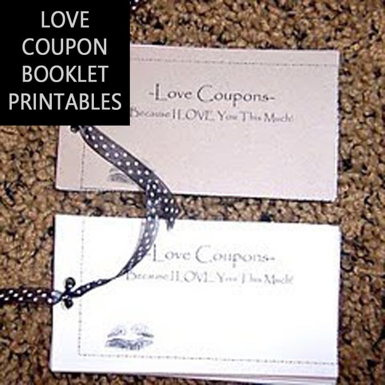 Coupon Booklet   Amazing Homemade Coupon Booklet with Printables - 16