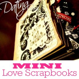 Mini love scrapbook DIY