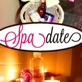 An at-home spa date night idea