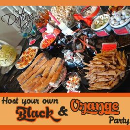 Black and Orange Halloween Party Idea