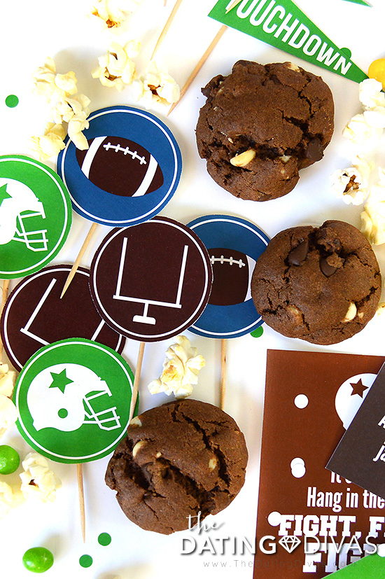 Create Your Own Pep Rally Date Cupcake Toppers