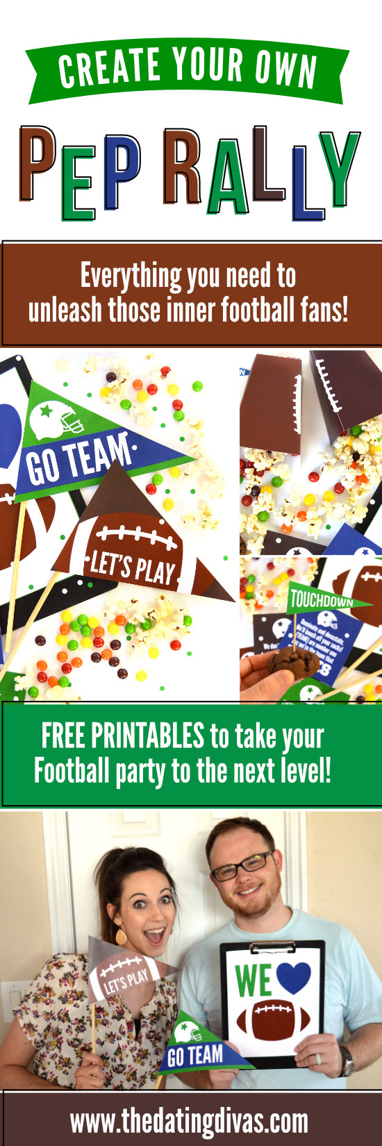 Create Your Own Pep Rally Date #footballseason #footballparty