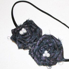 Rosette Headband tutorial.