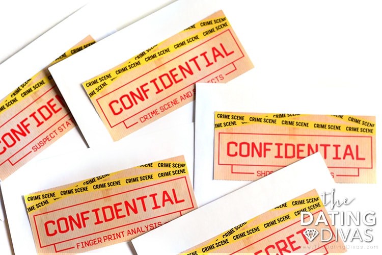 Take your confidential envelopes and start solving the CSI Love Edition crime.