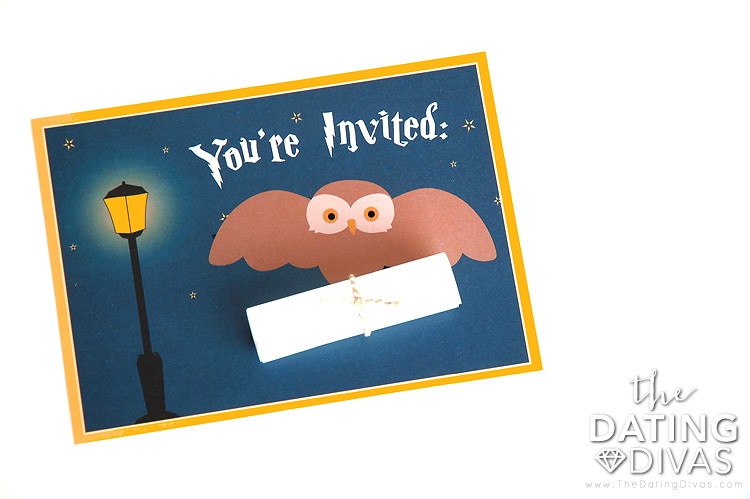 Harry Potter date night invitation! 