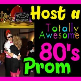 How to host a totally awesome 80's theme prom group date night