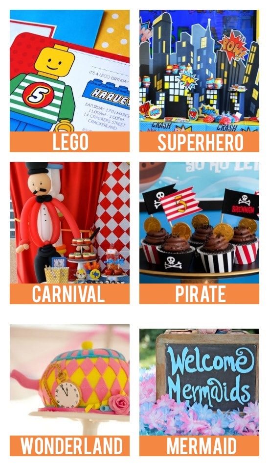 Kid Birthday Themes