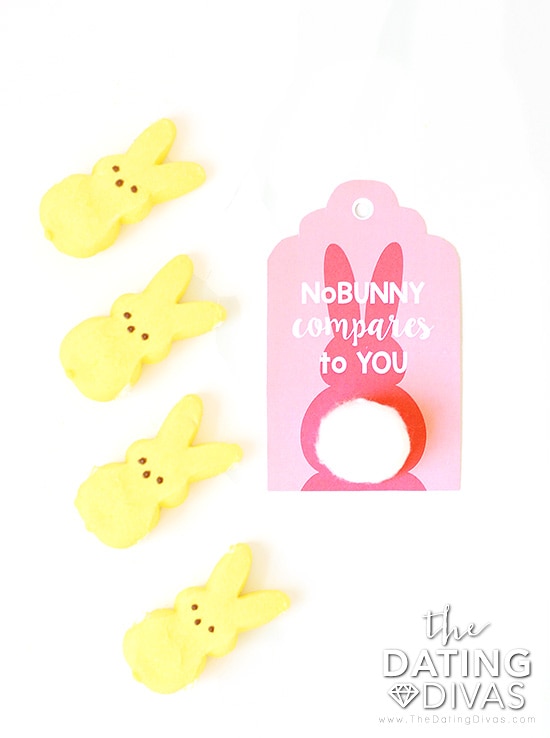 Some Bunny Loves You Bunny Tail Tag