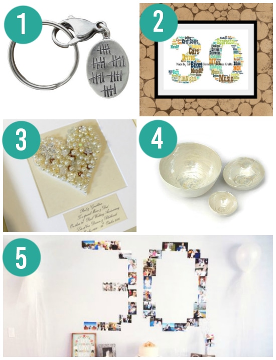 Anniversary Gifts By Year For Spouses From The Dating Divas 30th Year Anniversary Gifts