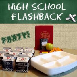 Go back to High School with your spouse on this Flashback date.