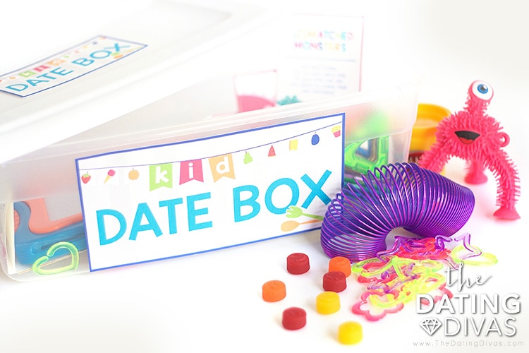 The Kid Date box has everything you need for a date night out--with the kids!