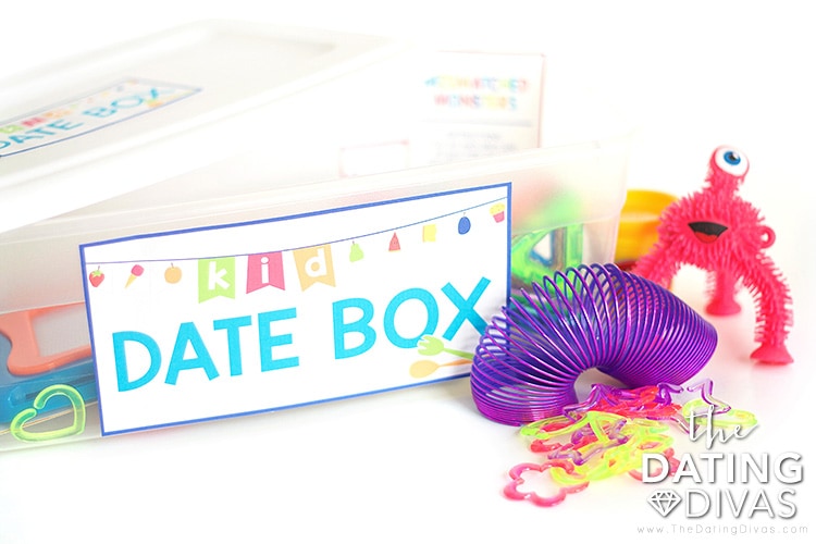 The Kid Date Box lets you have a date night even when you don't have a babysitter!