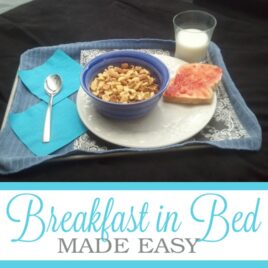 Breakfast in Bed, a romance idea.