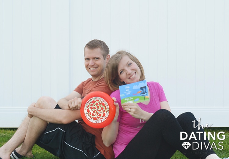 An interactive frisbee golf date for 2 or more!