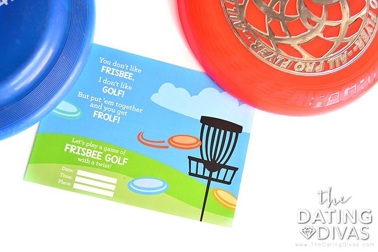 Invitation to a frisbee golf date!