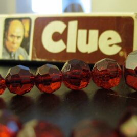 The "Clue" game group date.