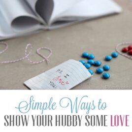 Simple ways to show your spouse love.