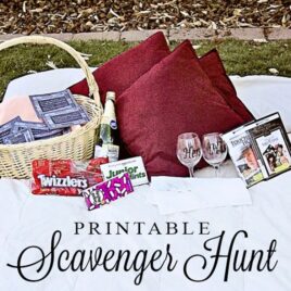 Scavenger Hunt printable date night at home.