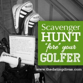 Fore De Golfer scavenger hunt date.