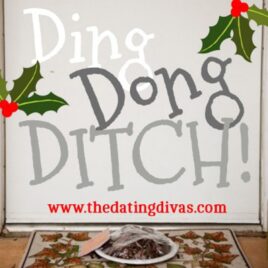 Christmas treat ding dong ditch idea.