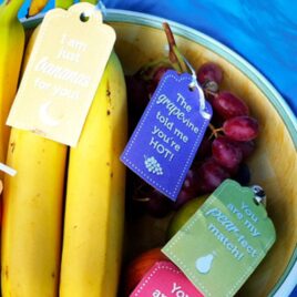 Healthy Basket of Love includes free printables!