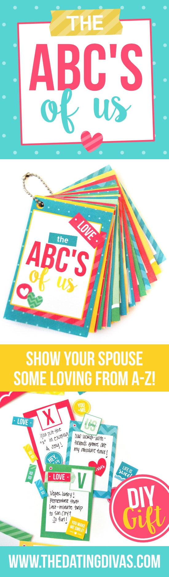 ABC's of Us DIY Gift