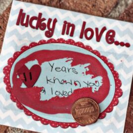 Lucky in Love scratch off tickets a darling Valentine's Day gift idea.