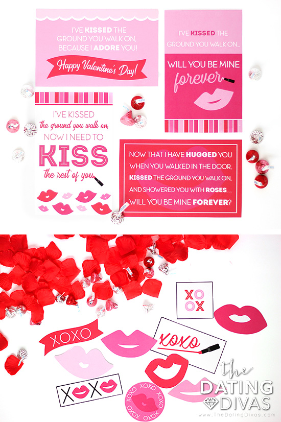 Kissed the Ground Valentine's Surprise Cards