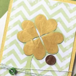 Shamrock Card - A St. Patrick's Day romance idea.