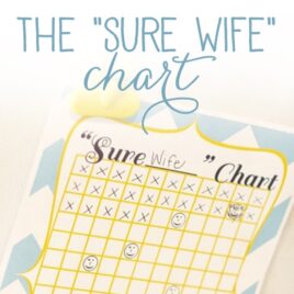 The "Sure" Wife Chart - marriage advice.